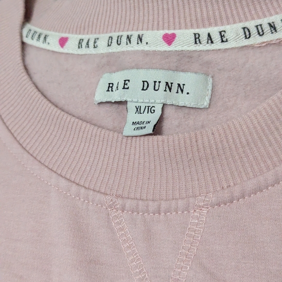 Rae Dunn Soft Pink Pullover - Picture 5 of 5